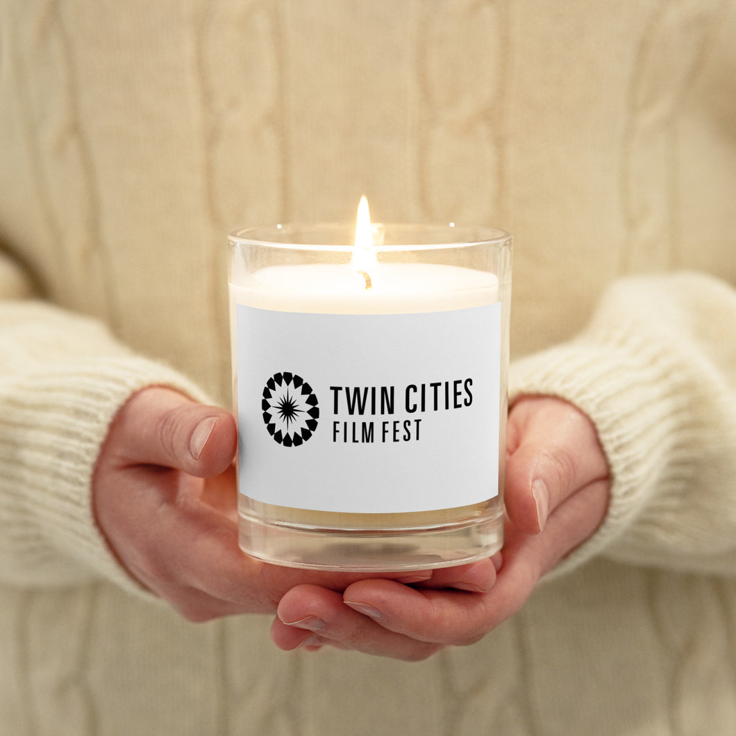 TCFF Glass jar soy wax candle