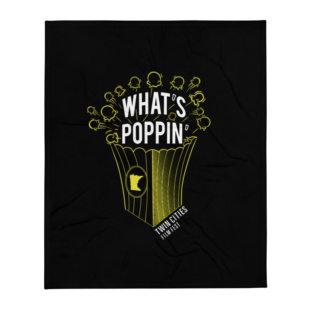 TCFF What's Poppin! Throw Blanket