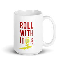 Load image into Gallery viewer, TCFF Roll With It White glossy mug